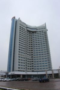 Hotel Belarus i Minsk.