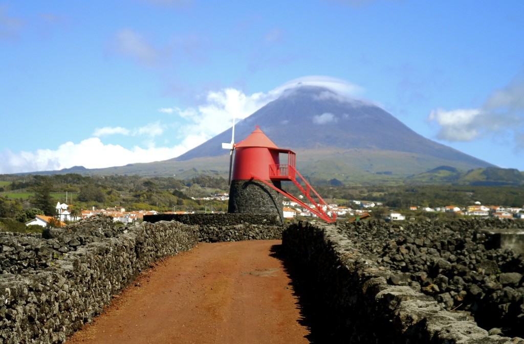 Vulkanen Pico på Azorerne.