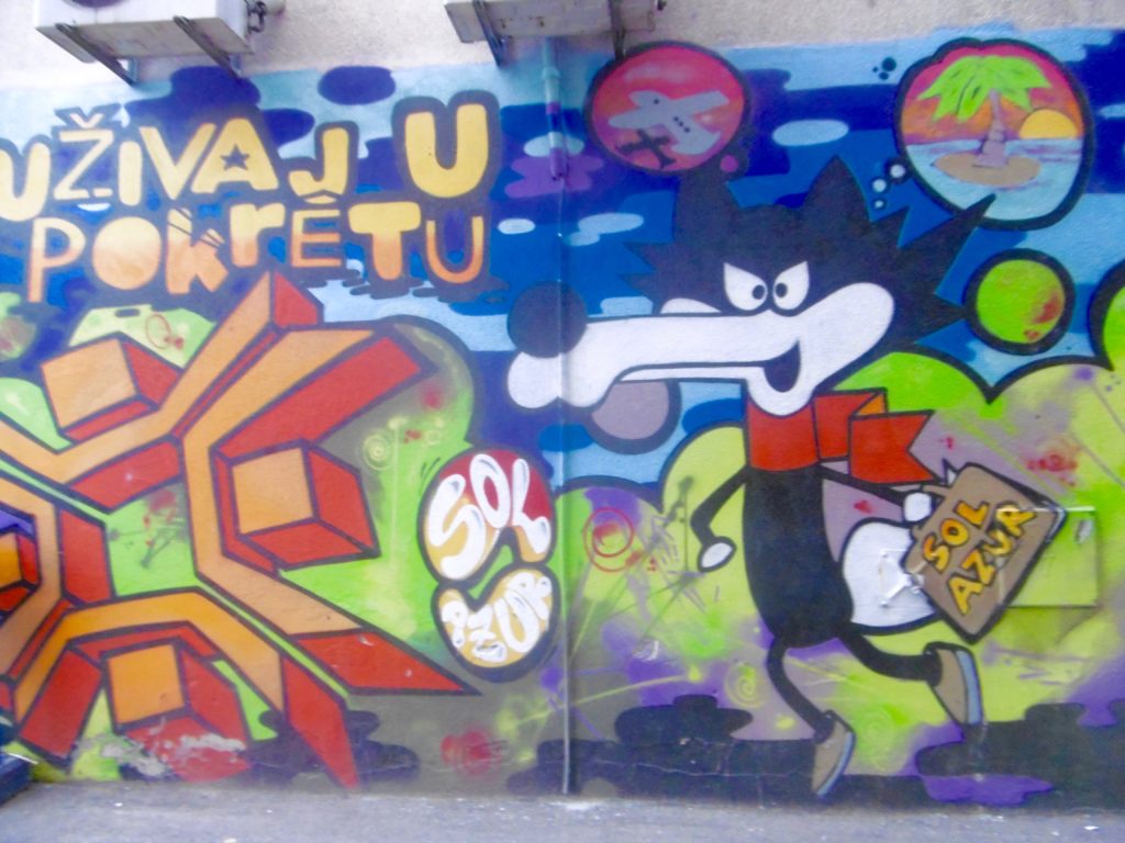 Bosnisk grafitti.