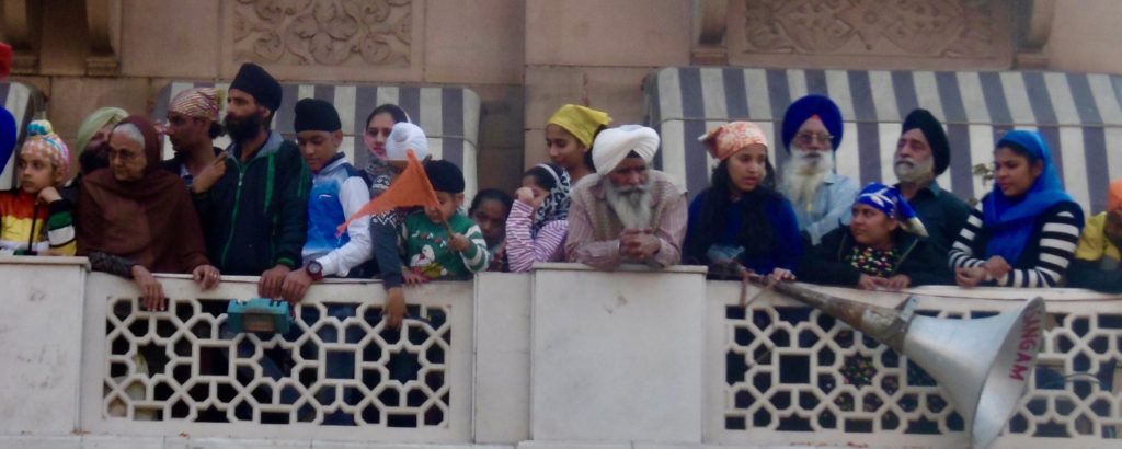 Til Sikh festival i Delhi.