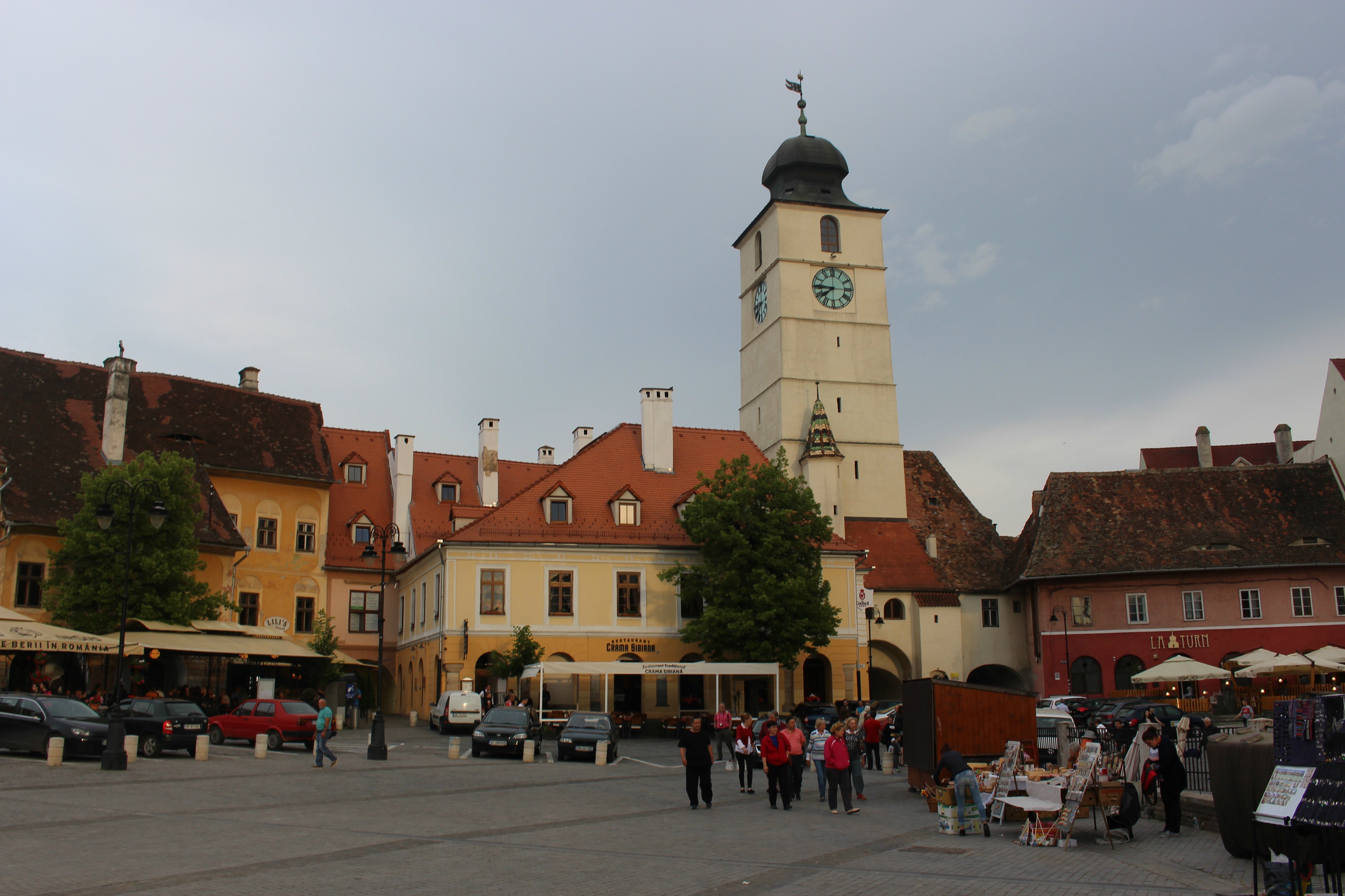 Centrum af Sibiu.