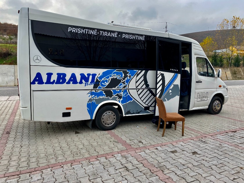 Pristina Tirana bus