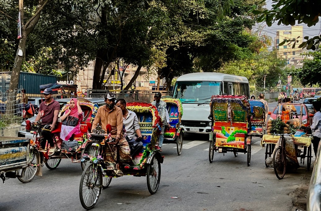 Farverige Dhaka.