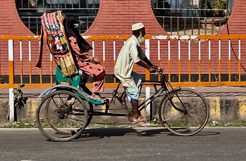Cykelrickshaw Bangladesh