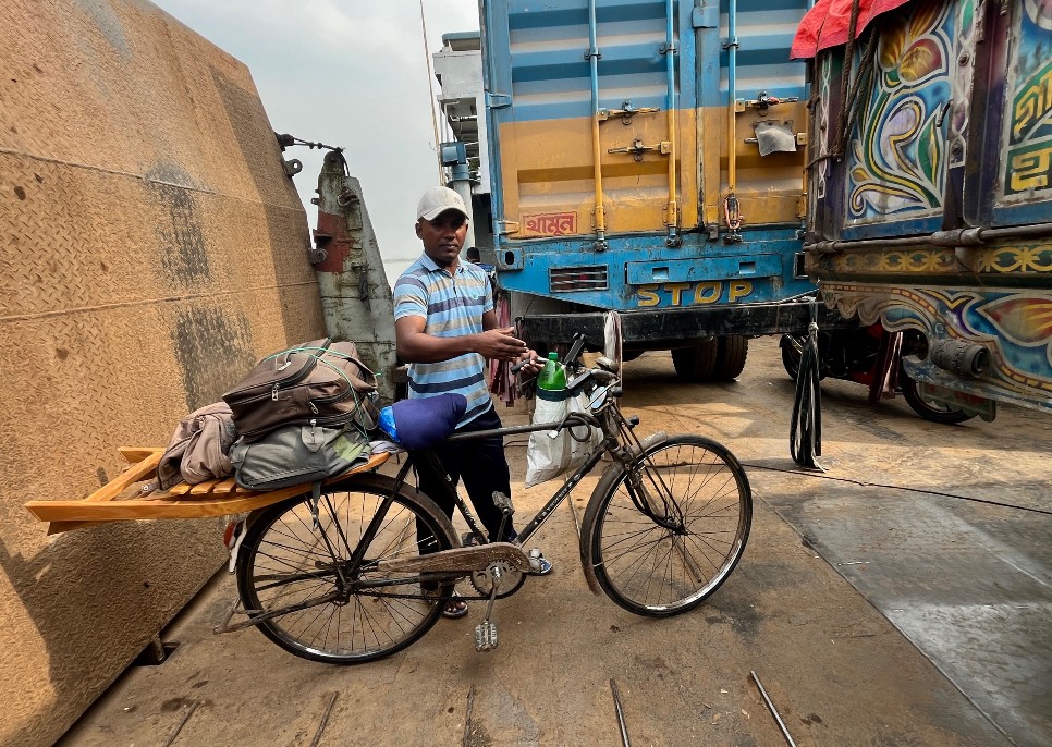 cyklist i Bangladesh